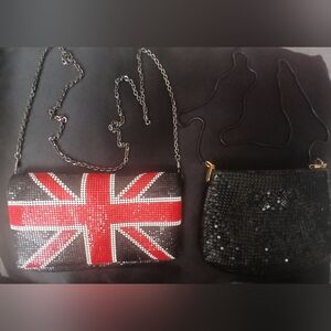 NWOT Bundle Of 2 Sequin Purses 1 NWOT 1 VINTAGE Amazing Condition